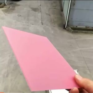 3MM Peach Pink Single Matte Acrylic Sheet Frosted Translucent Cast Plexiglass Plastic Board ForCraftSignDIY Display