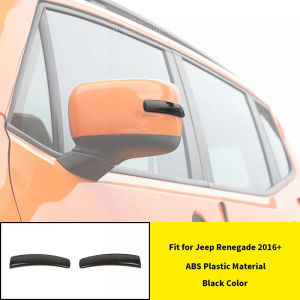 HH8 TESIN Car Reverse Mirror Turn Signal Light Decoration Cover for Jeep Renegade 2016-2020 2021 2022 2023 2024 Exterior Accessories 8P3H5