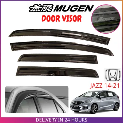 HONDA JAZZ 2014 - 2021 Door Visor Mugen Air Press Window Wind Deflector (4PCS/SET)