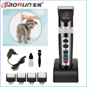 COD CEPAT BaoRun PRO Cukur Elektrik Bulu Hewan Anjing Pet Grooming Rechargeable - P9 / Mesin cukur domba garut kambing kucing anjing portable / Alat cukur hewan domba di cas lengkap bagus murah baorun p9