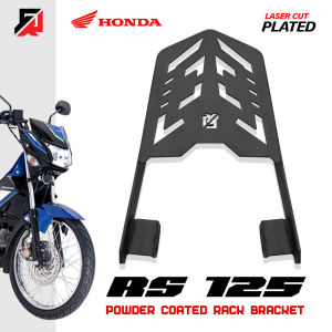 Honda RS 125 Top box bracket BOXRACK/ BLACK Powder Coated / Motorcycle Accessories Lifetime Warranty Bracket HEAVY DUTY