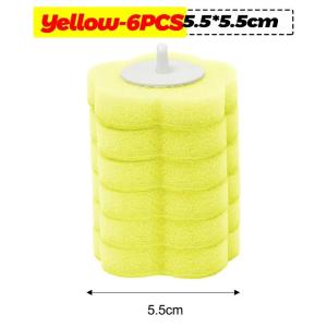 12/24Pcs Disposable Replacement Head Dissolving Toilet Brush Home Bathroom Cleaning Pad Kit Bathroom Brushes Holder Accessories