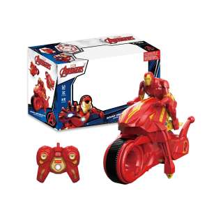 Marvel Original - Iron Man Full-Function Remote Control Stunt Motorcycle 360 degree Rotation w/ Fancy Tricks