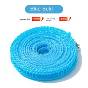 เชือกตากผ้า เชือกแขวนผ้า Clothesline เชือกไนล่อน เก็บง่าย ราวเชือกตากผ้ากันลื่น พร้อมตะขอในตัว ยาว 5/8/10เมตร