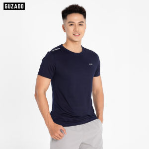 Áo thun thể thao nam Guzado áo thun cho nam Chất vải thun COOLMAX co giãn thoáng mát vượt trội nhiều màu dễ lựa chọn tập gym hoặc chạy bộ GTS04
