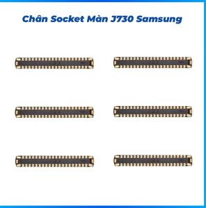 Chân socket màn hình trên main J730 samsung