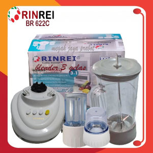 Blender Rinrei BR 622 6 pisau Tegangan 220v daya listrik hanya 150 Watt -1 Pengiling Kering dan basah