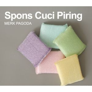 Sponge Cuci Piring | Spon Spons Sabut | Spons serbaguna | COD Spons Cuci Piring Warna Warni Spon Sponge Sabut Jaring Alat Dishwashing Dapur Masak Busa Serbaguna KUALITAS PREMIUM
