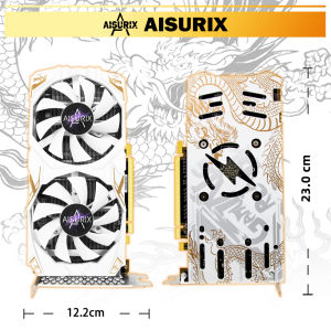 AISURIX RX 580 8GB Graphics Card Computer GPU Radeon AMD Video Card For Gaming Work Office RX580 2048sp GDDR5 256Bit