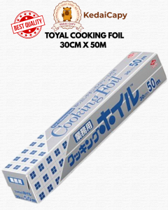 Toyal Premium Aluminum Foil for BBQ & Cooking 30cm x 50m Multipack