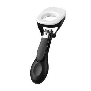 Baby Nail Clipper Set Led Light Magnifying Glass Stainless Steel Safe Grip Newborn Grooming Kit Home Care