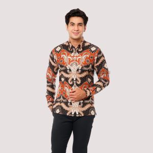 Jayabaya Batik ZAIN Kemeja Katun Furing Lengan Panjang