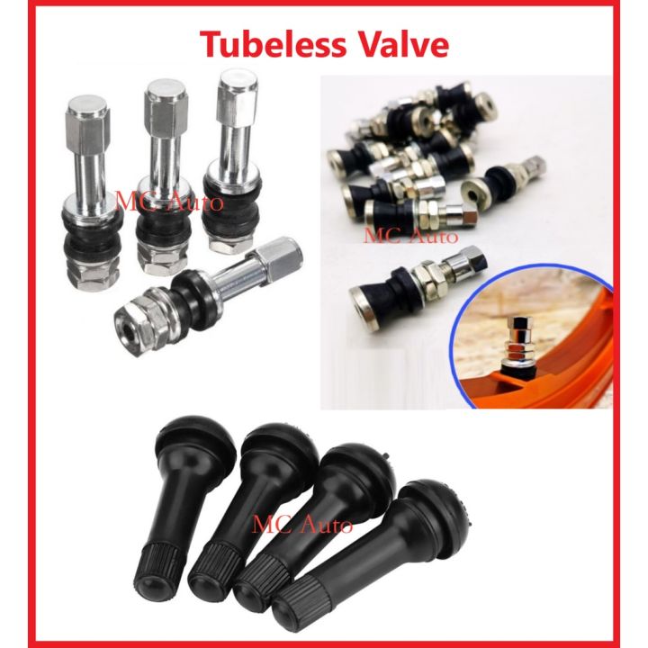 👍🏻Quality👍🏻 Car Tyre Tubeless Valve Aluminium Kepala Angin Kereta Valve ...