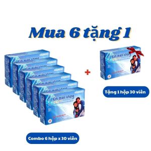 COMBO MUA 6 TẶNG 1 -KIM MIỄN KHANG - CHO NGƯỜI VẨY NẾN LUPUS BAN ĐỎ - HỘP 30 VIÊN