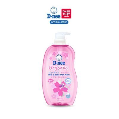 Tắm gội toàn thân em bé (<3 tuổi) D-Nee 800 ML - Sakura