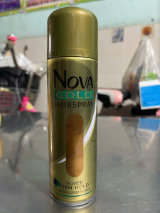 Keo Xịt Tóc Cứng Nova Gold Chai 200ml