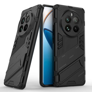 Casing For Realme 12 Pro plus 5G realme12 12Pro 12+ 12plus 12Pro+ 12Proplus 12X 2024 Phone case Cover Stand Holder Bracket Armor All-inclusive Soft TPU Edge Hard PC Back Anti Drop