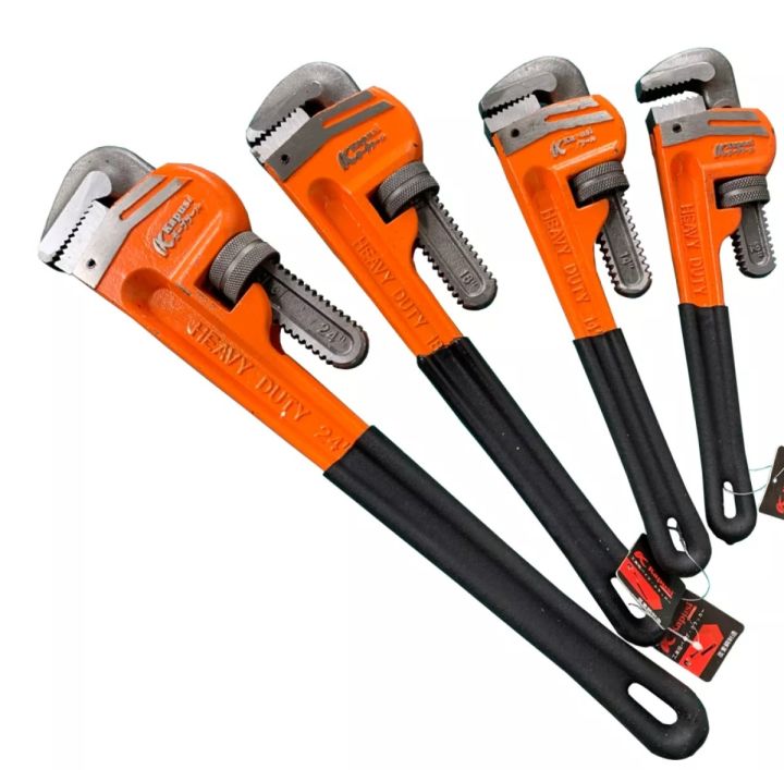 Mỏ lết răng sửa ông nước Kapusi, cỡ từ 12-14-18-24inch, thép CR-V, BH ...