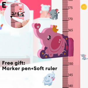 3D Kids Measuring Chart for Wall Removable Adjustable Childs Measuring Sticker Magnetic Baby Height Chart Wall Decor Growth Chart for Kids