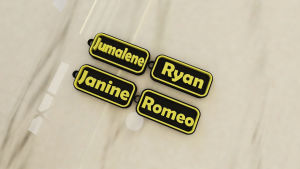 Personalized Keychain Name Customized CURSIVE Fonts Bag Tags Name Tag 3D Printed Keychain wallet tags name