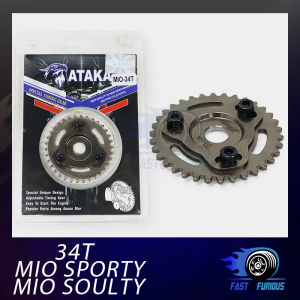 ATAKA Racing Adjustable Timing Gear 34T-Mio Sporty / Mio Soulty /Mio Fino/Nouvo /Mio J/Vega Force FI