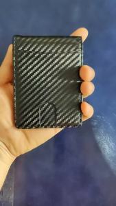 Minimalist Slim Smart Wallet for Men with Money Credit Card ClipRFID Blocking Leather Mens Thin Wallet Card Holder
