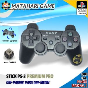 Stik Stick PS3 PREMIUM PRO Sixaxis Motion Sensor +Analog Besi