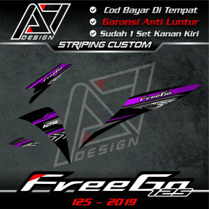 Striping freego 125 desain viral - sticker list variasi freego 125 bahan decal vynil non transparan sudah di laminasi + desain simple