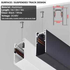 Magnetic Track Light 48V Low Voltage