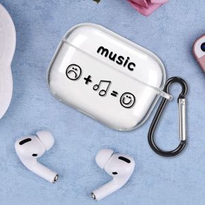 Mới AirPods Pro 4 Trường Hợp Với Âm Nhạc Thiết kế biểu tượng cảm xúc Cho Apple Tai nghe Bluetooth