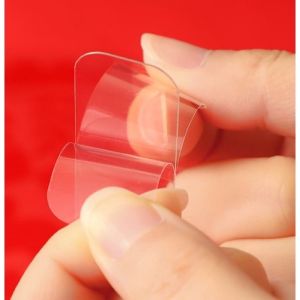 Tape Perekat Dua Sisi Double Tape Selotip Transparan Isi 60 Pcs/10 Pcs