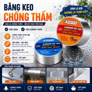 Băng keo chống thấm NHẬT BẢN Siêu Dính - Băng keo chống dột mái tôn Băng keo vá ống nước - TEM CAM LOẠI XỊN băng keo 2 mặt băng keo trong suốt băng keo băng keo nano băng keo 2 mặt nano băng keo 2 mặt trong suốt băng keo