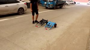 Luggage Trolley Luggage Luggage Trolley Hand Buggy Truck Shopping Cart Heavy King Push Goods Pull Goods Folding Luggage