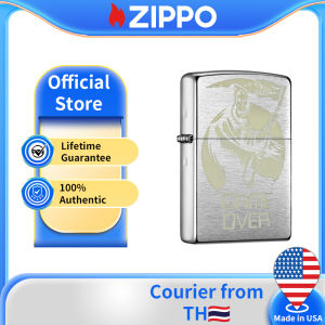 Zippo Skull Game Over Design Chrome Windproof Pocket Lighter  29696(ไม่มีเชื้อเพลิงภายใน โปรดซื้อแยกต่างหาก)