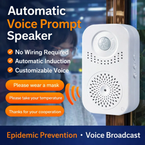 Security Doorbell Smart Wireless Voice Doorbell Multilingual Recordable Voice Announcement Welcome Doorbell Home Security Protection