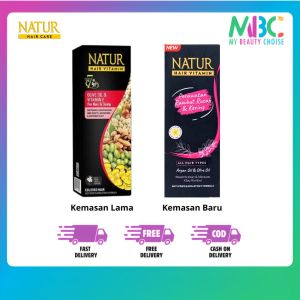 Natur Hair Vitamin Argan Oil & Olive Oil - 80 Ml