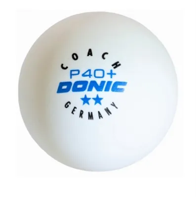 DONIC Coach P40+ 2 Star Ball EXCELLENT QUALITY TRAINING BALLS Table Tennis Balls Made In China 100% ORIGINAL PING PONG