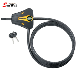 Khóa Cáp Master Lock Python™ 8419KA – Dài 1.8m Đường Kính 8mm Dùng Chung Chìa Chống Gỉ Cơ Chế Điều Chỉnh Chặt