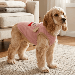 OUTOPEN Cartoon Print Dog Vest Breathable Mesh Sun Protection Pet T-shirt Pet Supplies Soft Comfortable Pet Costume For Dogs Cats