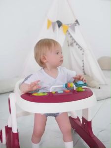 Baby Push Walker Baby Walker For Toddler Transfer Car Adjustment Height Step Car Silent Wheel Baby Walker With Wheels