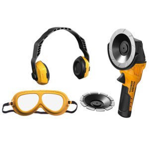 [KST] Mainan Gerinda Set Power Tools Edukasi Tukang Anak Kacamata Penutup Telinga Permainan