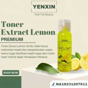 YENXIN - Toner EXTRA lemon 30ML Membantu - mencerahkan wajah - Pembersih Wajah agar wajah bersih dan kinclong