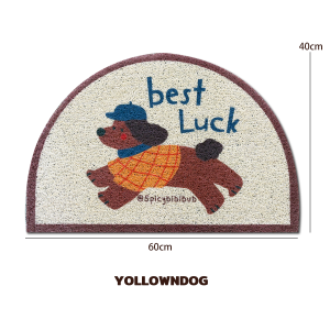 พรมเช็ดเท้า PVC พรมดักฝุ่น พรมหน้าบ้าน ลายการ์ตูนน่ารัก ทำความสะอาดง่าย ขนาด 40x60cm