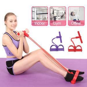 2 Legged Sit-up Rally Yoga Tension Rope Multifunctional Pull Rope Pedal Elastic Rope Leg Tensioner Abdominal Exerciser Bodybuilding Expander Pilates Rope | Cute Baby