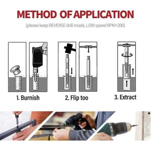 22Pcs Extractor Screwdriver Remover Purpose Tools Disassemble Screws Bolt Stud Slip Teeth Damaged Demolish Stripped