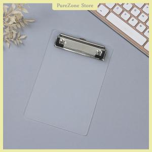 [PureZone] Simple A6 Bill Clipboard Memo Pad Clip Board Loose-leaf Notebook File Writing Pad Clamps Paper Holder Office School Supplies