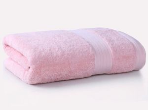 Handuk Mandi Dewasa Tebal Handuk Hotel Super Soft Halus Lembut Polos Pink Peach Cotton Bamboo Termurah Terlaris