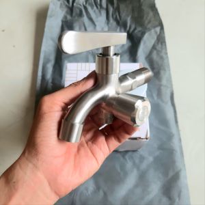 Củ Sen Lạnh chất liệu SUS304 Loại Thông Dụng 1 đầu xả nước vào xô - chậu 1 đầu liên kết dây dẩn nước sen tắm.