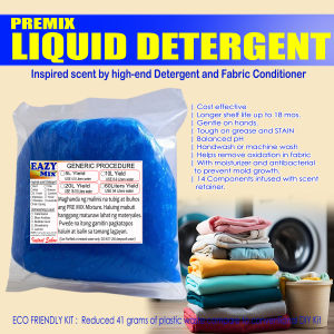 High foam Premium Premix Liquid Detergent| Concentrated 14 Components with Scent Retainer/ !8 months shelf life