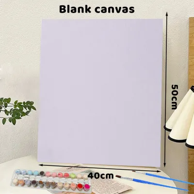 ✨SG✨Oil Painting Set 40*50 By Number with Frame DIY Canvas Painting Birthday Party Gift